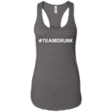 #TEAMDRUNK (Variant) - Ladies Racerback Tank