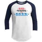 Red White and Beer (Variant) - 3/4 Sleeve