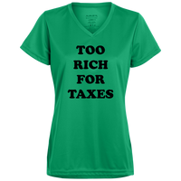 Too Rich for Taxes - Ladies' V-Neck T-Shirt