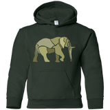 Un Elefante - Youth Pullover Hoodie