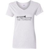 Tromboner - Ladies V-Neck T-Shirt
