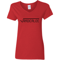 Radicalize - Ladies V-Neck T-Shirt