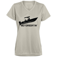 Motorboatin' - Ladies' V-Neck T-Shirt