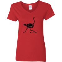 Skatebird - Ladies V-Neck T-Shirt