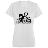 Stay Golden - Ladies' V-Neck T-Shirt