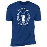 Will Run For Beer (Variant) - T-Shirt
