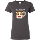 Crazy Coffee (Variant) - Ladies T-Shirt