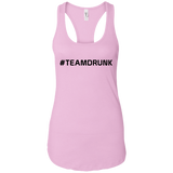 #TEAMDRUNK - Ladies Racerback Tank