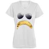 Banana Frown - Ladies' V-Neck T-Shirt