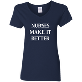 Nurse It (Variant) - Ladies V-Neck T-Shirt