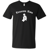 Karaoke King (Variant) - Mens V-Neck T-Shirt