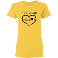 Cat Lover - Ladies T-Shirt