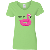 Float On - Ladies V-Neck T-Shirt