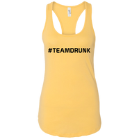 #TEAMDRUNK - Ladies Racerback Tank