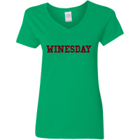 Winesday - Ladies V-Neck T-Shirt