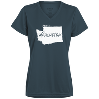 Made in WA - Ladies' V-Neck T-Shirt