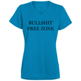 BS Free Zone - Ladies' V-Neck T-Shirt