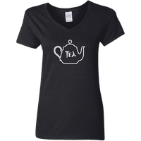 Tea Shirt (Variant) - Ladies V-Neck T-Shirt