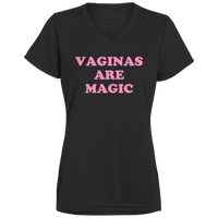 Vaginas Are Magic (Variant 2) - Ladies' V-Neck T-Shirt