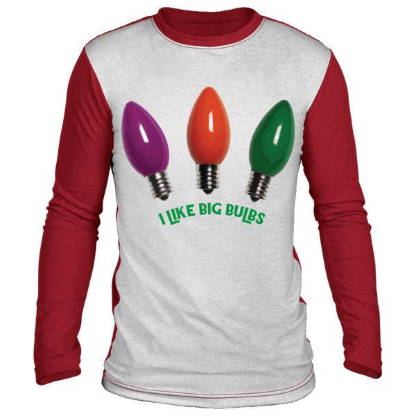 I Like Big Bulbs (Variant) - Ugly Christmas Long Sleeve
