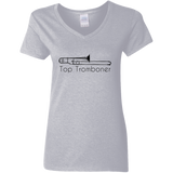 Tromboner - Ladies V-Neck T-Shirt