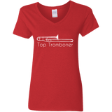 Tromboner (Variant) - Ladies V-Neck T-Shirt