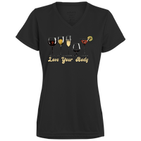 Love Your Body (Variant) - Ladies' V-Neck T-Shirt
