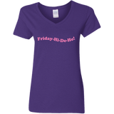 Friday (Variant) - Ladies V-Neck T-Shirt