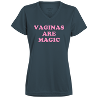 Vaginas Are Magic (Variant 2) - Ladies' V-Neck T-Shirt