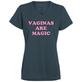 Vaginas Are Magic (Variant 2) - Ladies' V-Neck T-Shirt