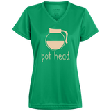 Pot Head (Variant) - Ladies' V-Neck T-Shirt