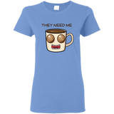 Crazy Coffee - Ladies T-Shirt