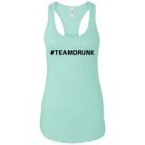 #TEAMDRUNK - Ladies Racerback Tank