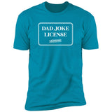 Dad Joke License (Variant) - T-Shirt