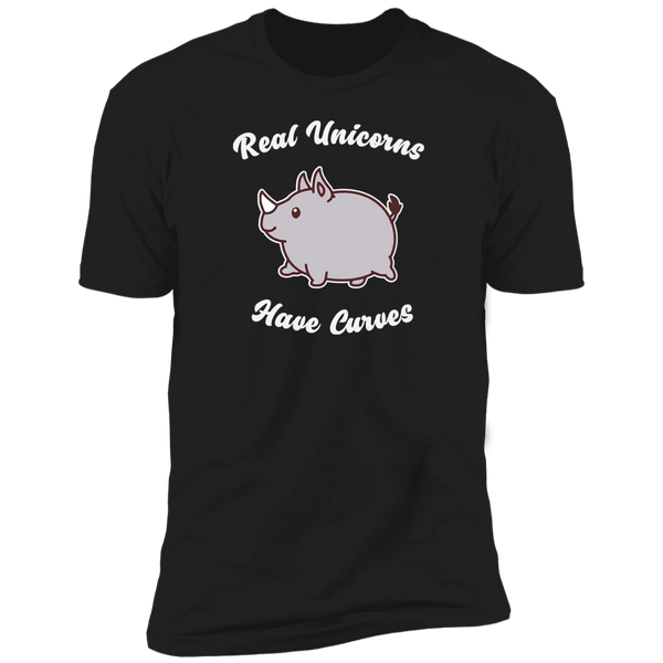 Real Unicorns Have Curves (Variant) - T-Shirt