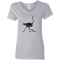 Skatebird - Ladies V-Neck T-Shirt