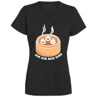 Dim Sum Nice Buns (Variant) - Ladies' V-Neck T-Shirt