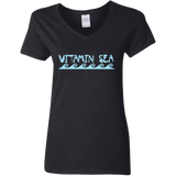 Vitamin Sea (Variant) - Ladies V-Neck T-Shirt