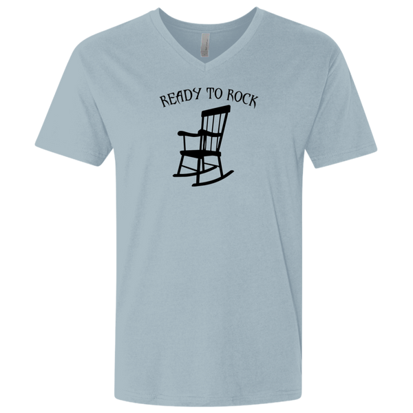 Ready to Rock - Men's Fitted SS V-Neck