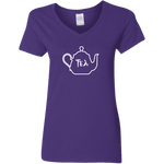 Tea Shirt (Variant) - Ladies V-Neck T-Shirt