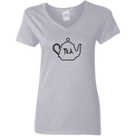 Tea Shirt - Ladies V-Neck T-Shirt