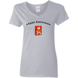 Raisin Awareness - Ladies V-Neck T-Shirt