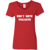 Tailgate (Variant) - Ladies V-Neck T-Shirt