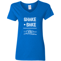 Shake and Bake (Variant) - Ladies V-Neck T-Shirt