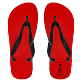 T is for Shirt - Flip Flops - Small