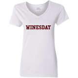 Winesday - Ladies V-Neck T-Shirt