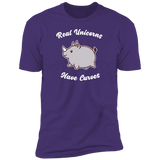 Real Unicorns Have Curves (Variant) - T-Shirt