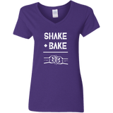 Shake and Bake (Variant) - Ladies V-Neck T-Shirt