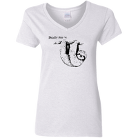 Sin #4 - Ladies V-Neck T-Shirt