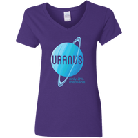 Uranus - Ladies V-Neck T-Shirt